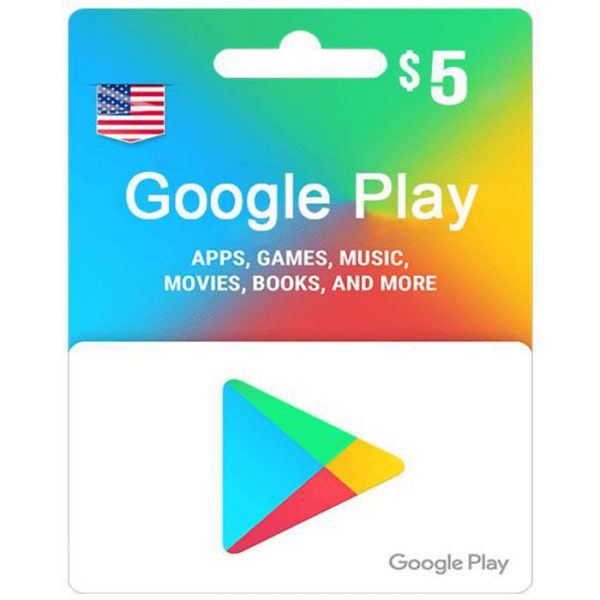 Buy 5 USD Google Play Gift Card Pakistan